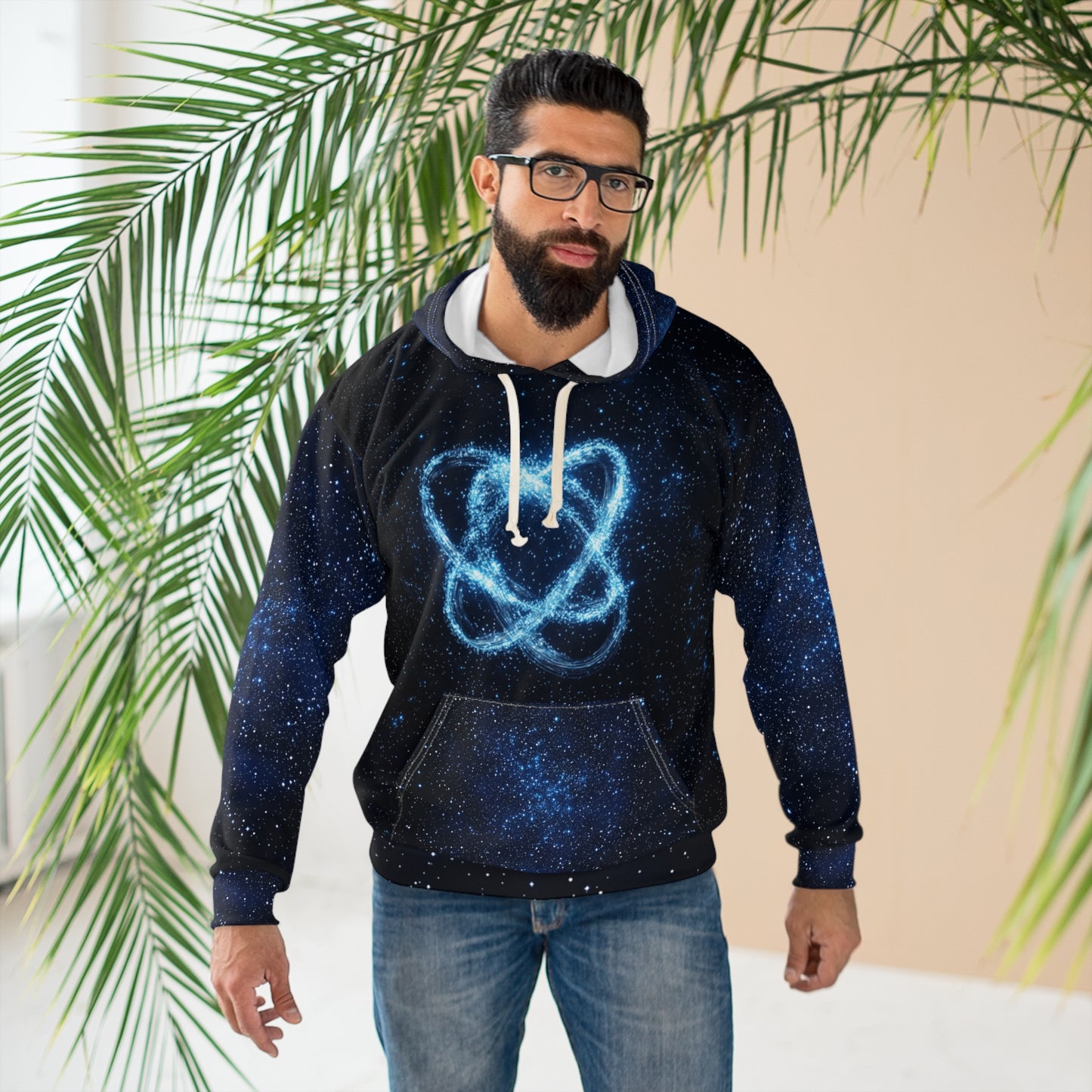 Cosmic Galaxy Unisex Pullover Hoodie - Stellar Space Design