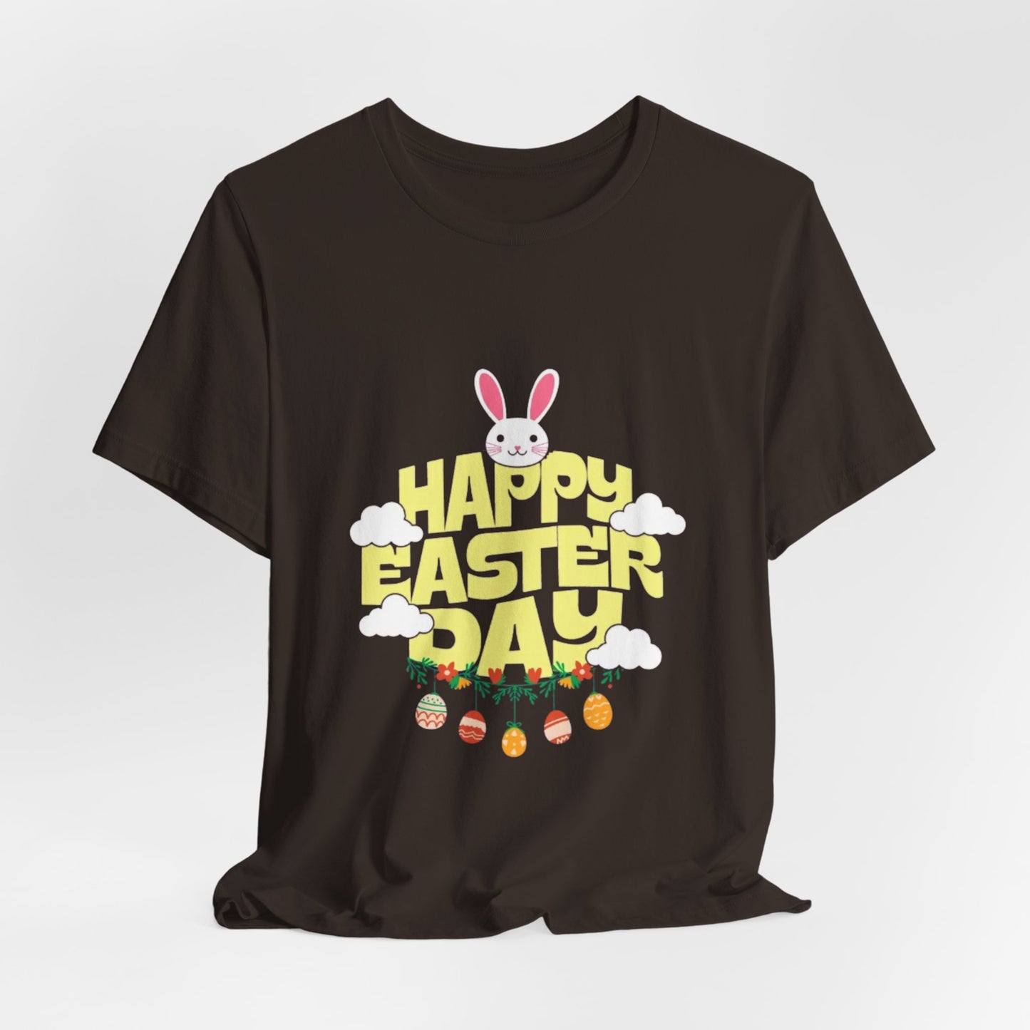 Easter Day Tee – Cute Bunny & Eggs Holiday T-Shirt