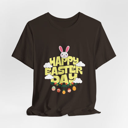 Easter Day Tee – Cute Bunny & Eggs Holiday T-Shirt