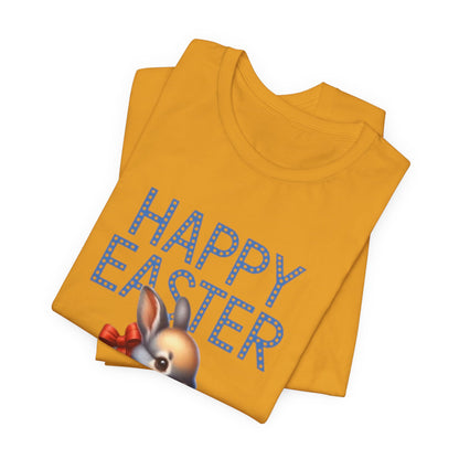Happy Easter Bunny Tee — Cute Vintage Bunny in Teacup Easter T-Shirt