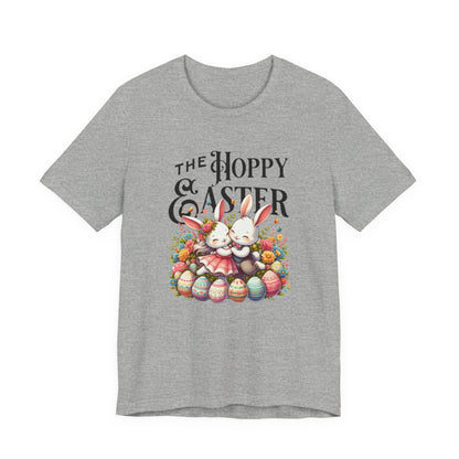 Easter Bunny Tee – "The Hoppy Easter" Cute Bunny & Colorful Eggs T-Shirt