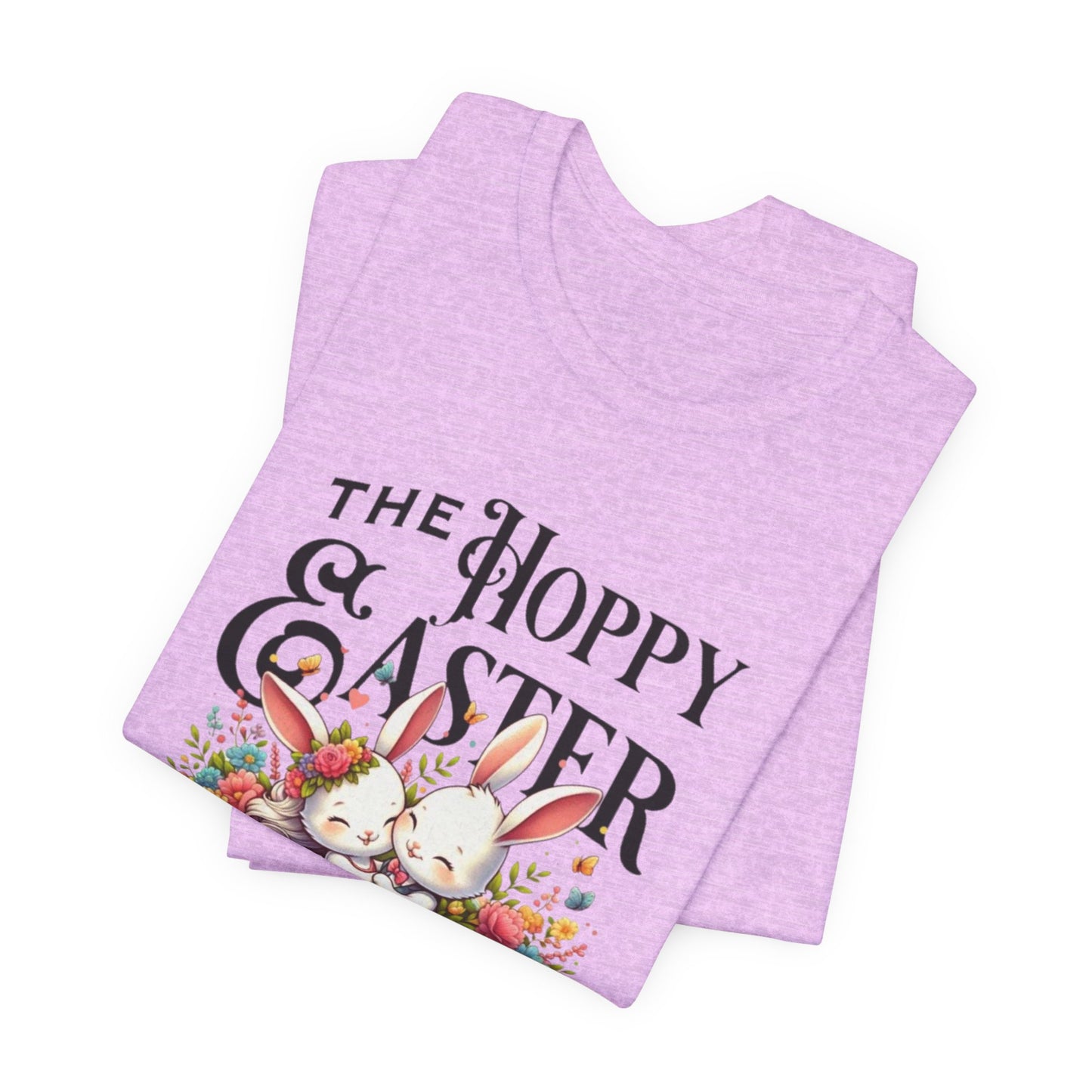Easter Bunny Tee – "The Hoppy Easter" Cute Bunny & Colorful Eggs T-Shirt