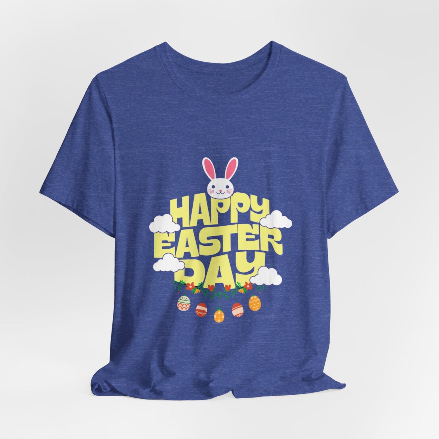 Easter Day Tee – Cute Bunny & Eggs Holiday T-Shirt
