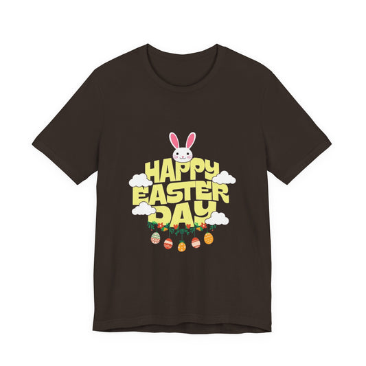 Easter Day Tee – Cute Bunny & Eggs Holiday T-Shirt