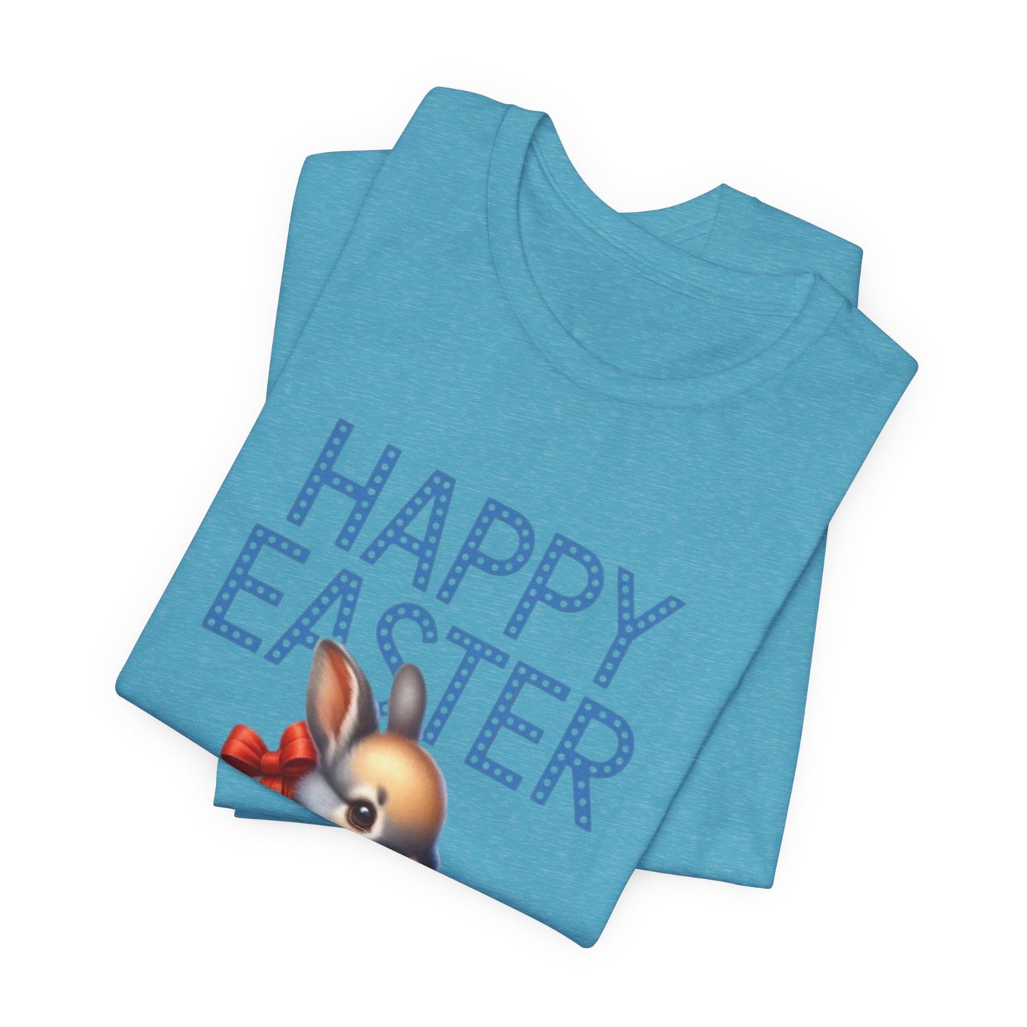 Happy Easter Bunny Tee — Cute Vintage Bunny in Teacup Easter T-Shirt