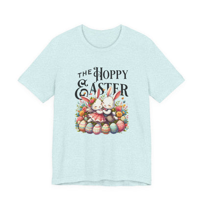 Easter Bunny Tee – "The Hoppy Easter" Cute Bunny & Colorful Eggs T-Shirt