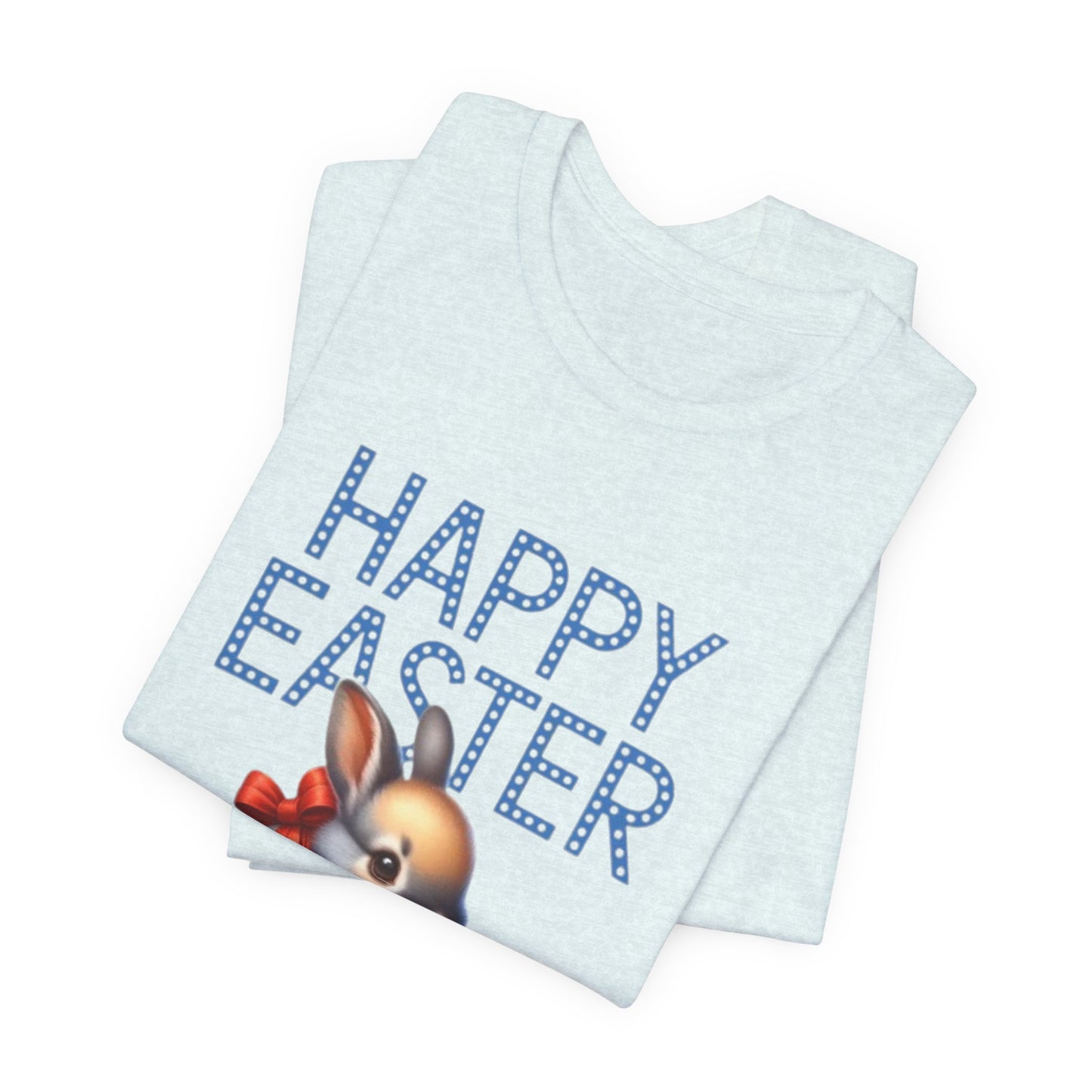 Happy Easter Bunny Tee — Cute Vintage Bunny in Teacup Easter T-Shirt