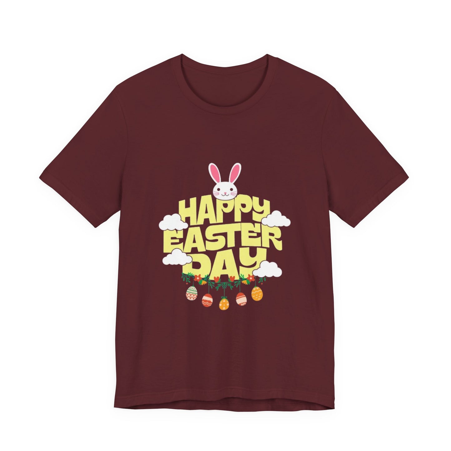 Easter Day Tee – Cute Bunny & Eggs Holiday T-Shirt