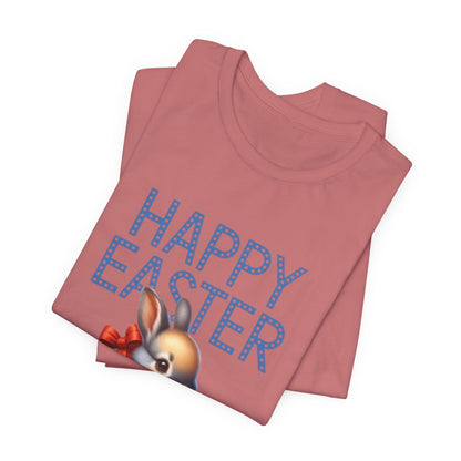 Happy Easter Bunny Tee — Cute Vintage Bunny in Teacup Easter T-Shirt