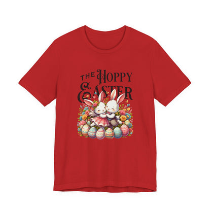 Easter Bunny Tee – "The Hoppy Easter" Cute Bunny & Colorful Eggs T-Shirt