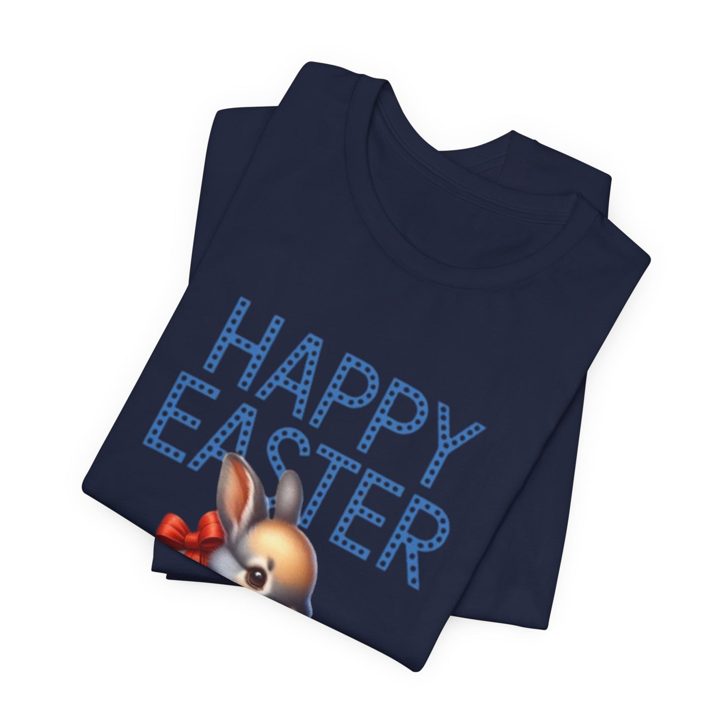Happy Easter Bunny Tee — Cute Vintage Bunny in Teacup Easter T-Shirt
