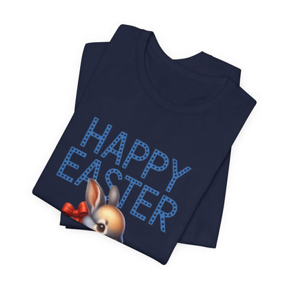Happy Easter Bunny Tee — Cute Vintage Bunny in Teacup Easter T-Shirt