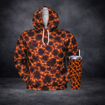 Lava Bundle | Hoodie + Vacuum Thermal Tumbler