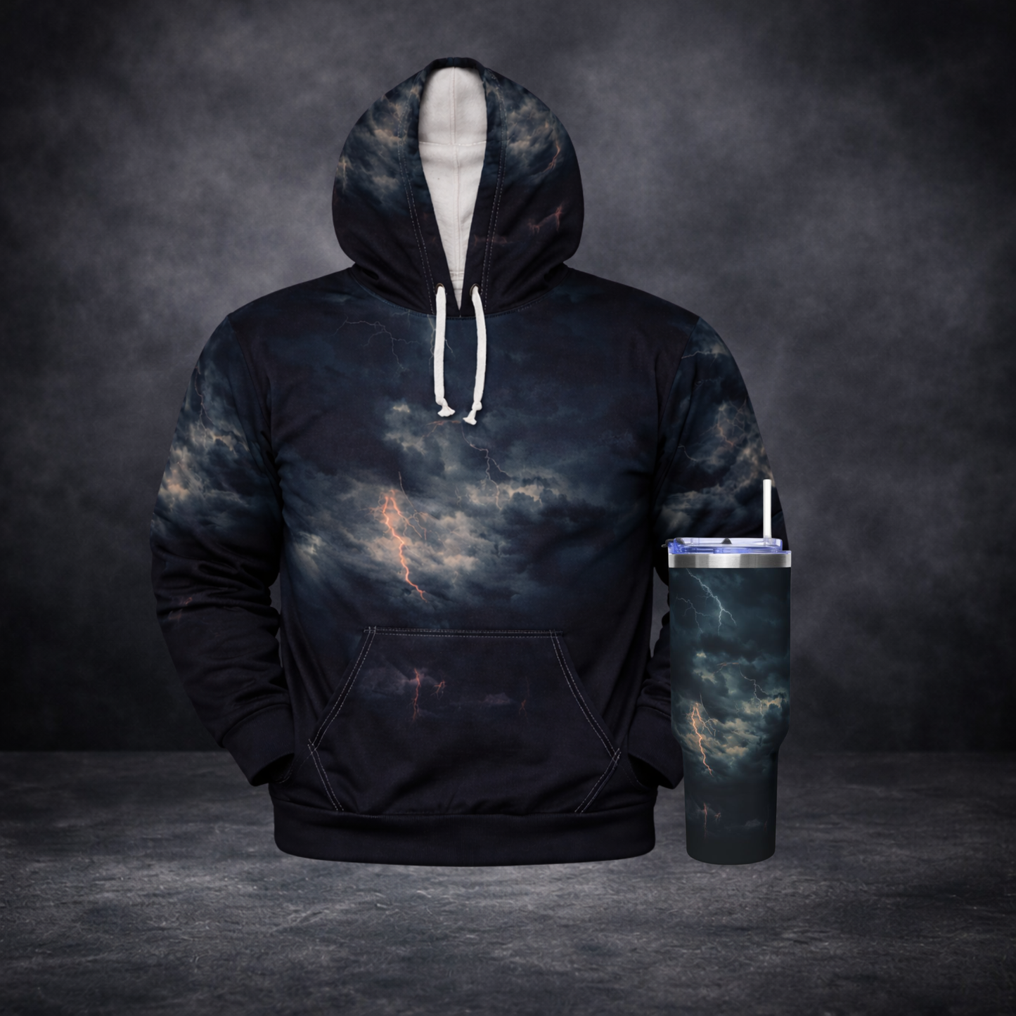 Storm Bundle | Hoodie + Vacuum Thermal Tumbler