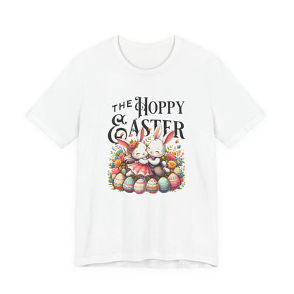 Easter Bunny Tee – "The Hoppy Easter" Cute Bunny & Colorful Eggs T-Shirt