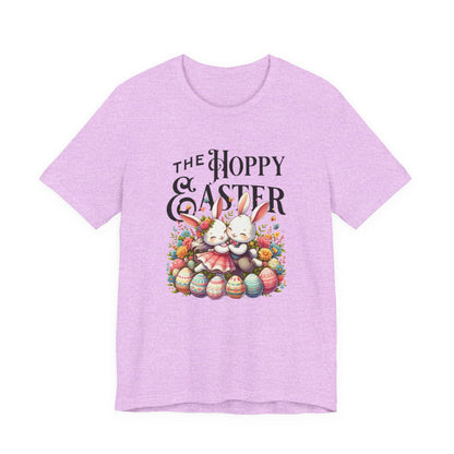 Easter Bunny Tee – "The Hoppy Easter" Cute Bunny & Colorful Eggs T-Shirt
