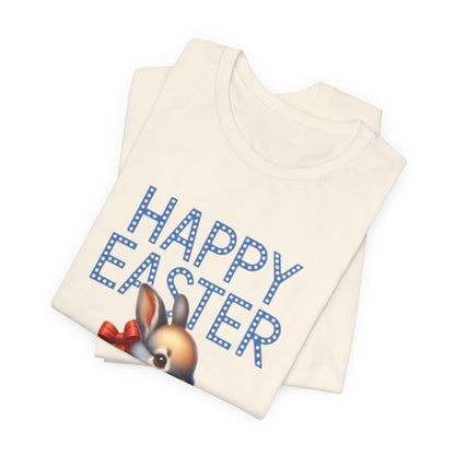Happy Easter Bunny Tee — Cute Vintage Bunny in Teacup Easter T-Shirt