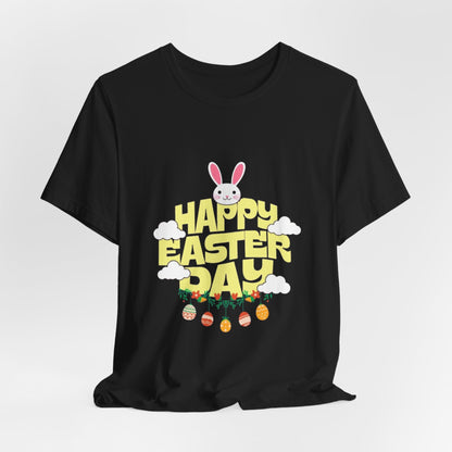 Easter Day Tee – Cute Bunny & Eggs Holiday T-Shirt
