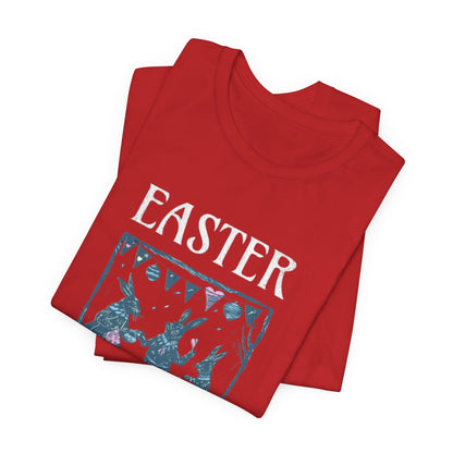 Easter Celebration Tee — Vintage Dancing Bunnies Graphic T-Shirt