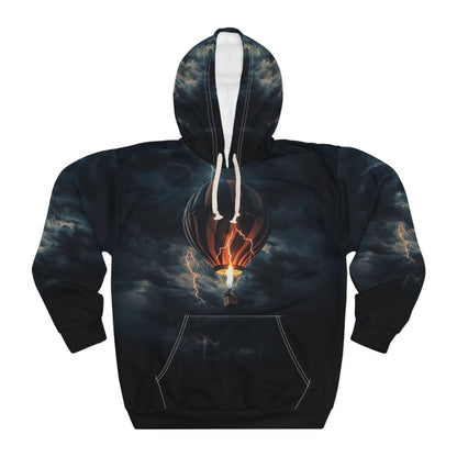 Adventure Awaits Hot Air Balloon Unisex Pullover Hoodie