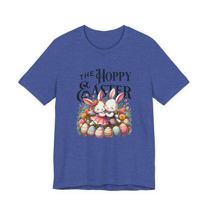 Easter Bunny Tee – "The Hoppy Easter" Cute Bunny & Colorful Eggs T-Shirt