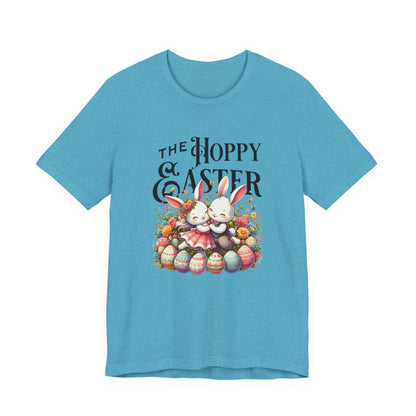 Easter Bunny Tee – "The Hoppy Easter" Cute Bunny & Colorful Eggs T-Shirt