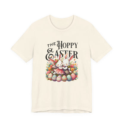 Easter Bunny Tee – "The Hoppy Easter" Cute Bunny & Colorful Eggs T-Shirt