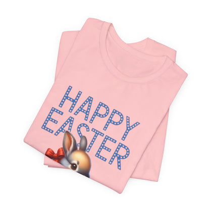 Happy Easter Bunny Tee — Cute Vintage Bunny in Teacup Easter T-Shirt