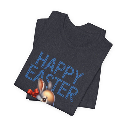 Happy Easter Bunny Tee — Cute Vintage Bunny in Teacup Easter T-Shirt