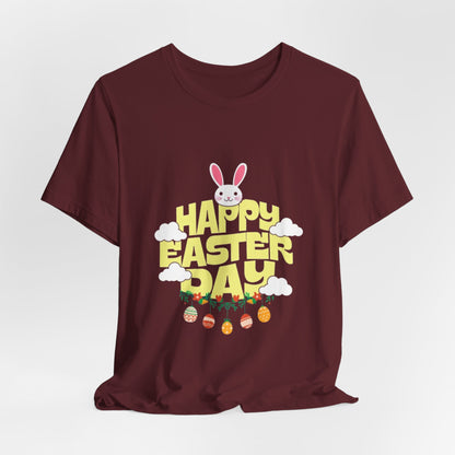 Easter Day Tee – Cute Bunny & Eggs Holiday T-Shirt