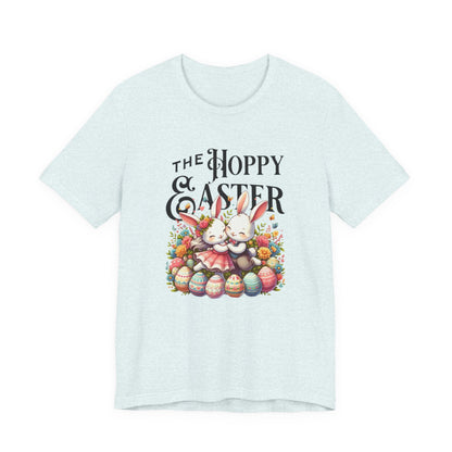 Easter Bunny Tee – "The Hoppy Easter" Cute Bunny & Colorful Eggs T-Shirt