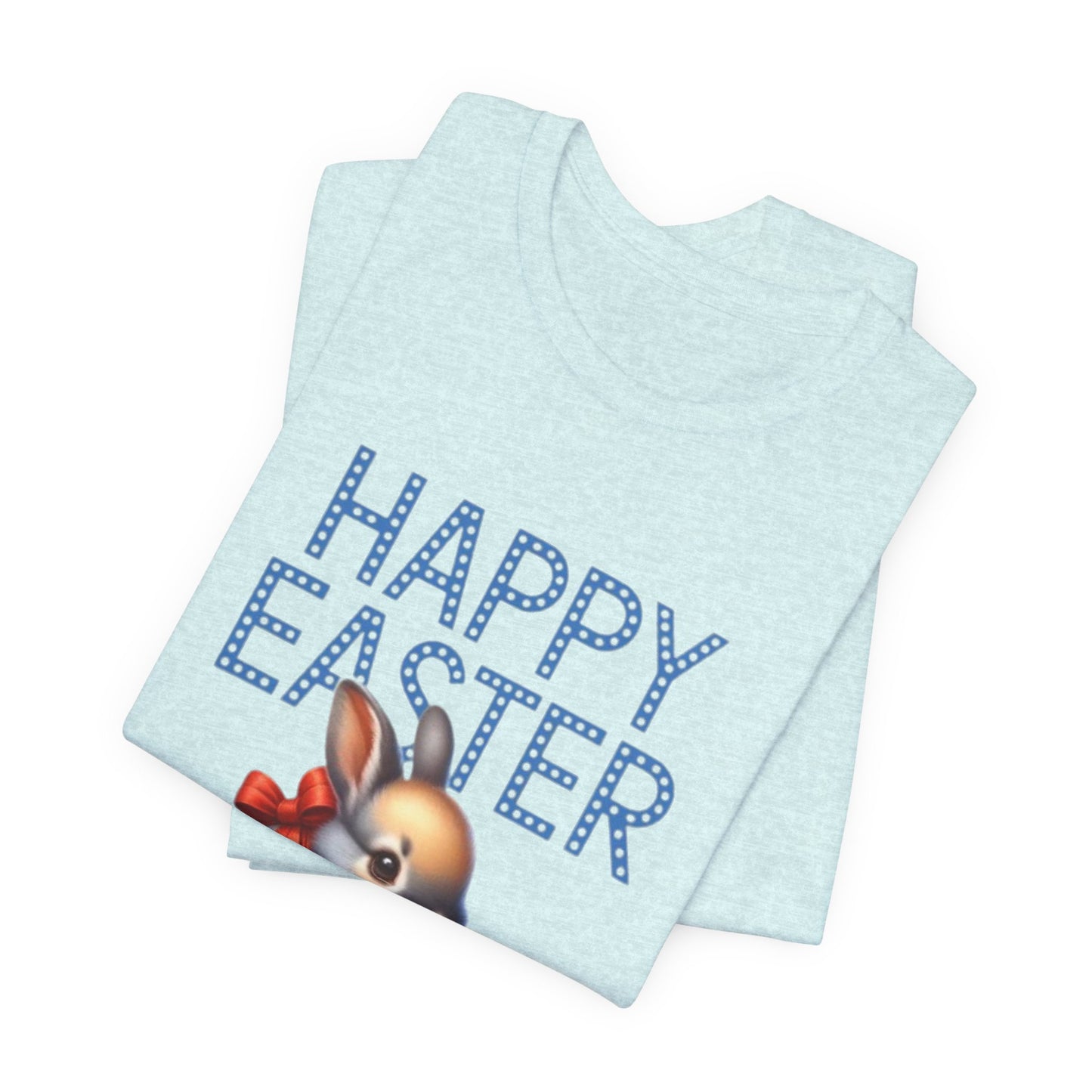 Happy Easter Bunny Tee — Cute Vintage Bunny in Teacup Easter T-Shirt