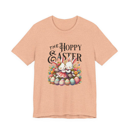 Easter Bunny Tee – "The Hoppy Easter" Cute Bunny & Colorful Eggs T-Shirt