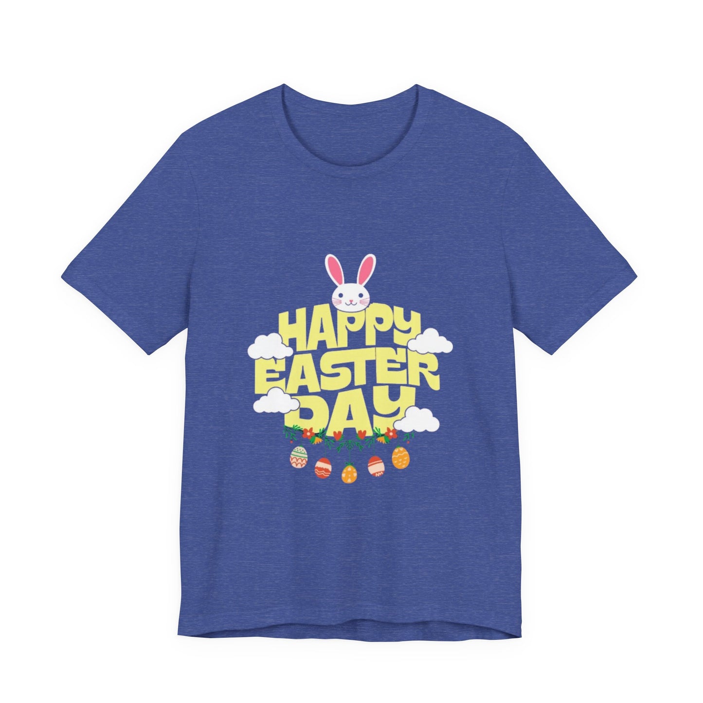 Easter Day Tee – Cute Bunny & Eggs Holiday T-Shirt