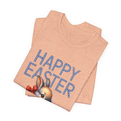 Happy Easter Bunny Tee — Cute Vintage Bunny in Teacup Easter T-Shirt