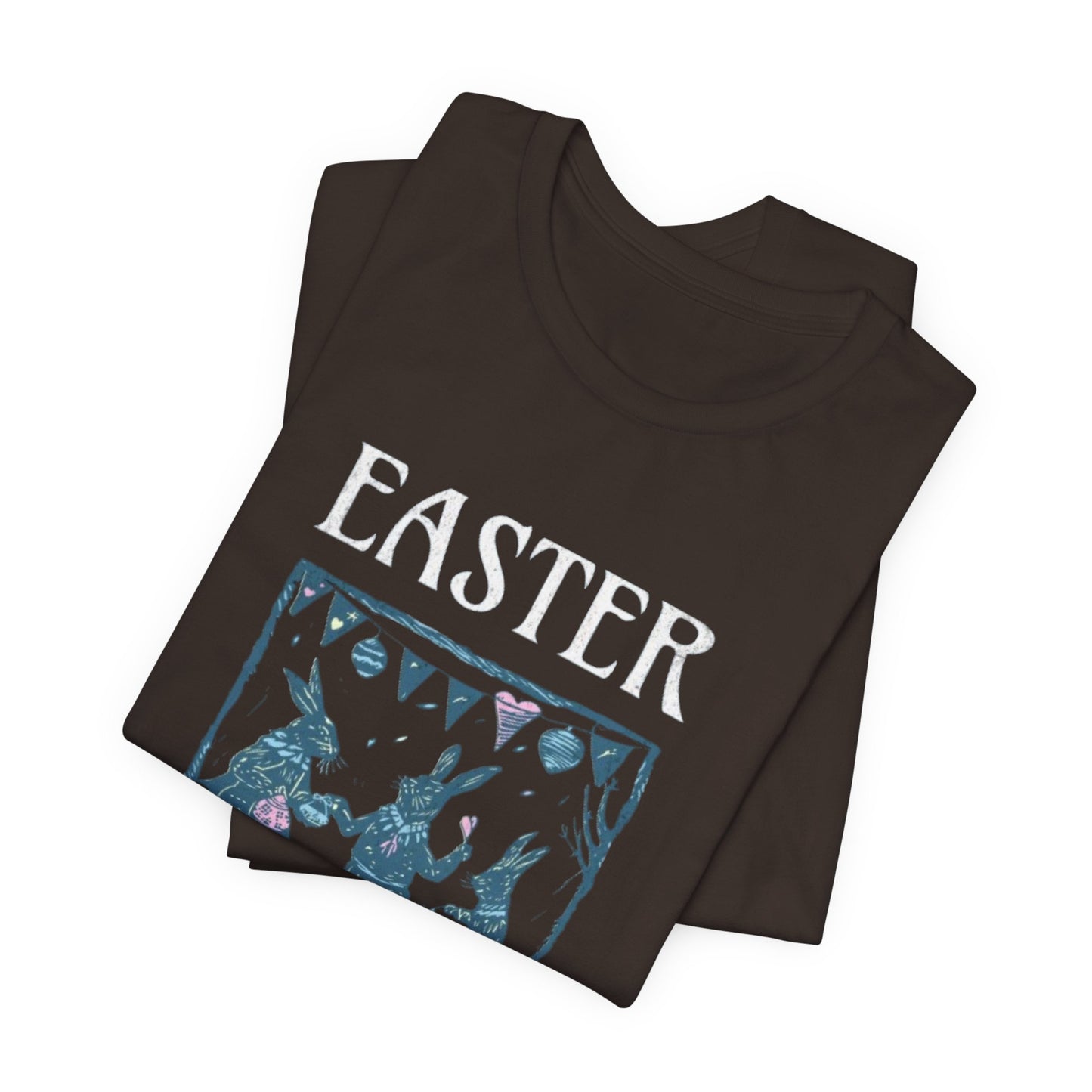 Easter Celebration Tee — Vintage Dancing Bunnies Graphic T-Shirt