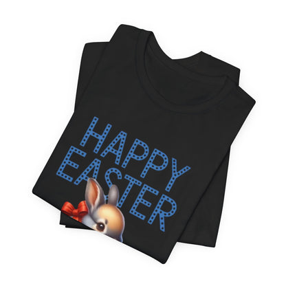 Happy Easter Bunny Tee — Cute Vintage Bunny in Teacup Easter T-Shirt