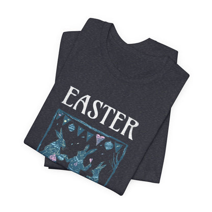 Easter Celebration Tee — Vintage Dancing Bunnies Graphic T-Shirt