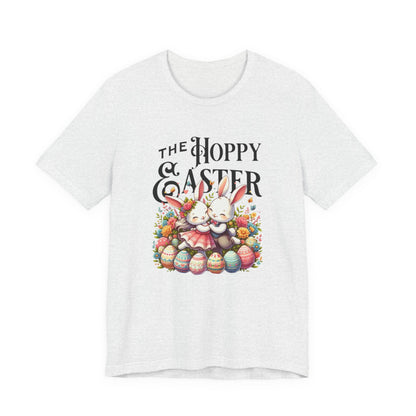 Easter Bunny Tee – "The Hoppy Easter" Cute Bunny & Colorful Eggs T-Shirt