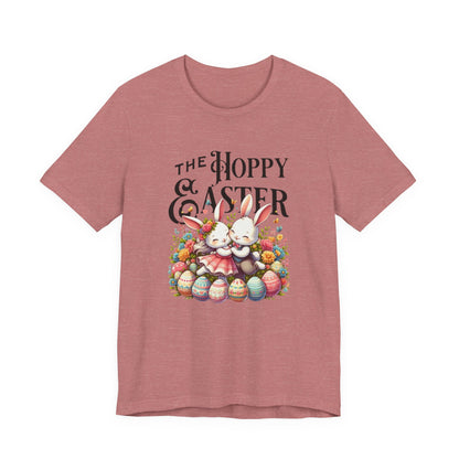 Easter Bunny Tee – "The Hoppy Easter" Cute Bunny & Colorful Eggs T-Shirt